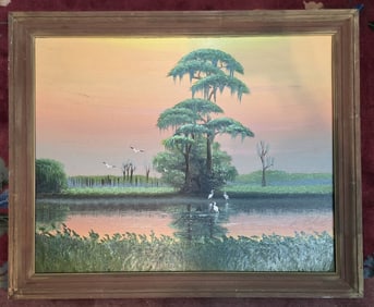1984 Al Black Florida Highwaymen Painting