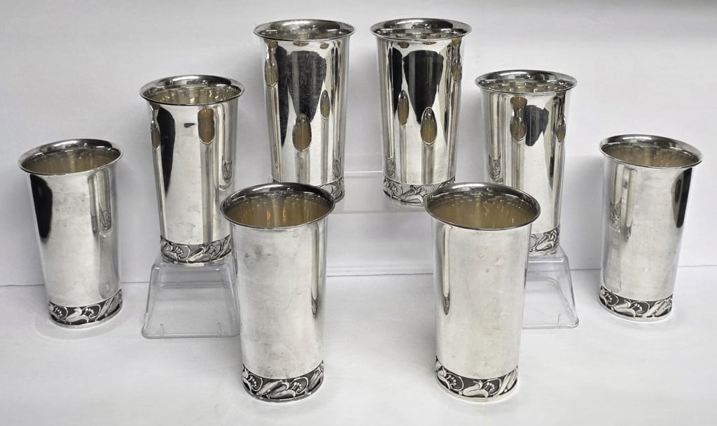 Sterling Silver Mint Julep Tumblers - 34.7oz TW (1 of 7)