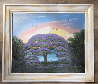 Al Black Highwaymen 'Jacaranda Reflection'