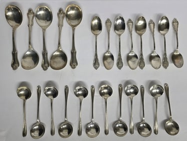 Assorted Vintage Sterling Silver Spoons - 20.7oz