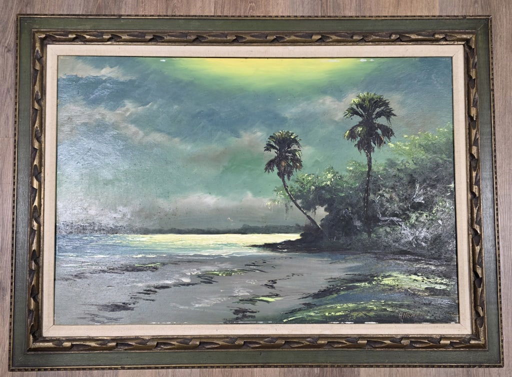 Highwaymen Harold Newton Signed Landscape (1 of 7)
