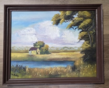 Hezekiah Baker Signed original Highwaymen Painting