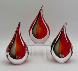 Artcristal Bohemian Crystal Art Glass Paperweights