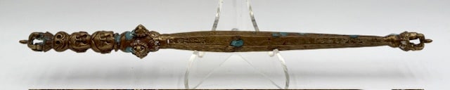 Ornate Chinese Bronze Ritual Scepter (1 of 13)