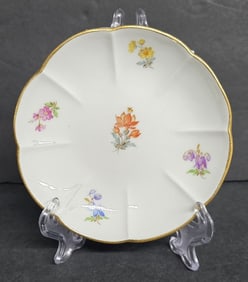 Vintage Meissen Small Porcelain Saucer