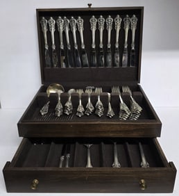 Wallace Sterling Silver Flatware Set - 98oz TW