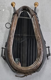 Rustic Handcrafted Horse Collar Mirror