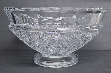 Stunning Large Towle Crystal Centerpiece Bowl