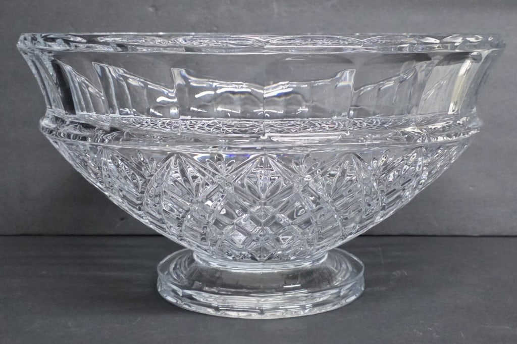 Stunning Large Towle Crystal Centerpiece Bowl (1 of 7)