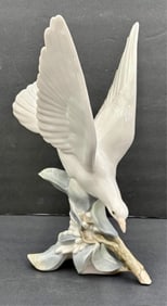 Retired Lladro "Turtle Dove" Porcelain Figurine