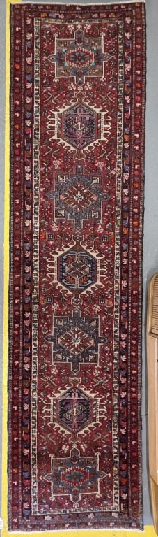 Handwoven Persian Karaja Wool Rug Runner (1 of 5)