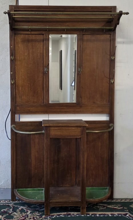 Vintage Edwardian Style Hall Tree (1 of 5)