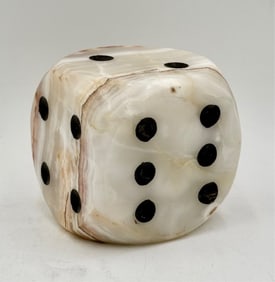 Large Hand Carved Natural Stone Die