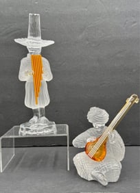 Pair of Saint Louis Crystal Figures