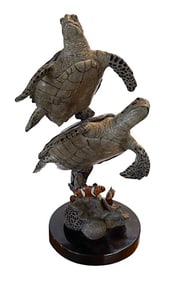 Signed S. Koop 'Harmony' Bronze Sculpture