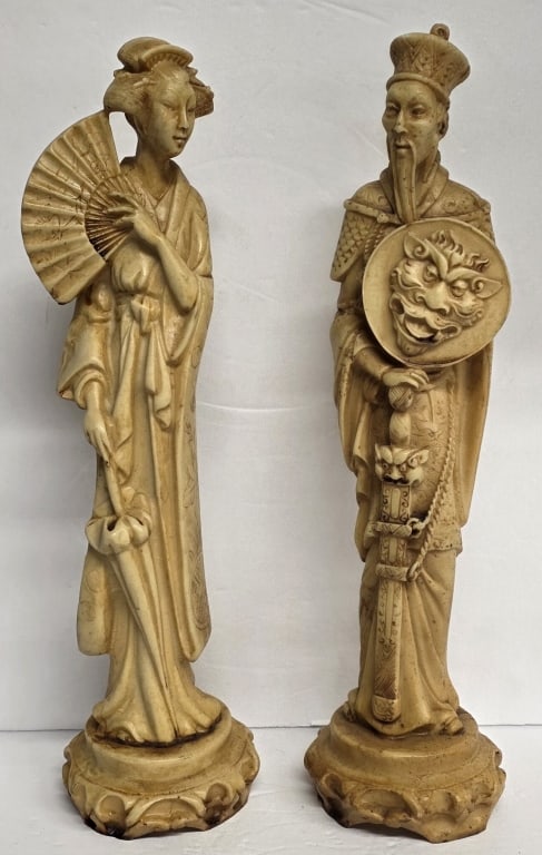 Chinese Emperor & Empress Figurines (1 of 8)