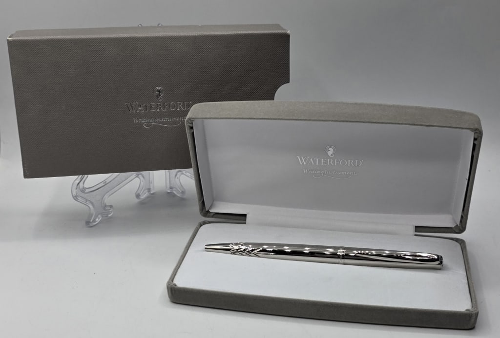 Waterford Lismore Platinum Plated Ball Point Pen (1 of 10)