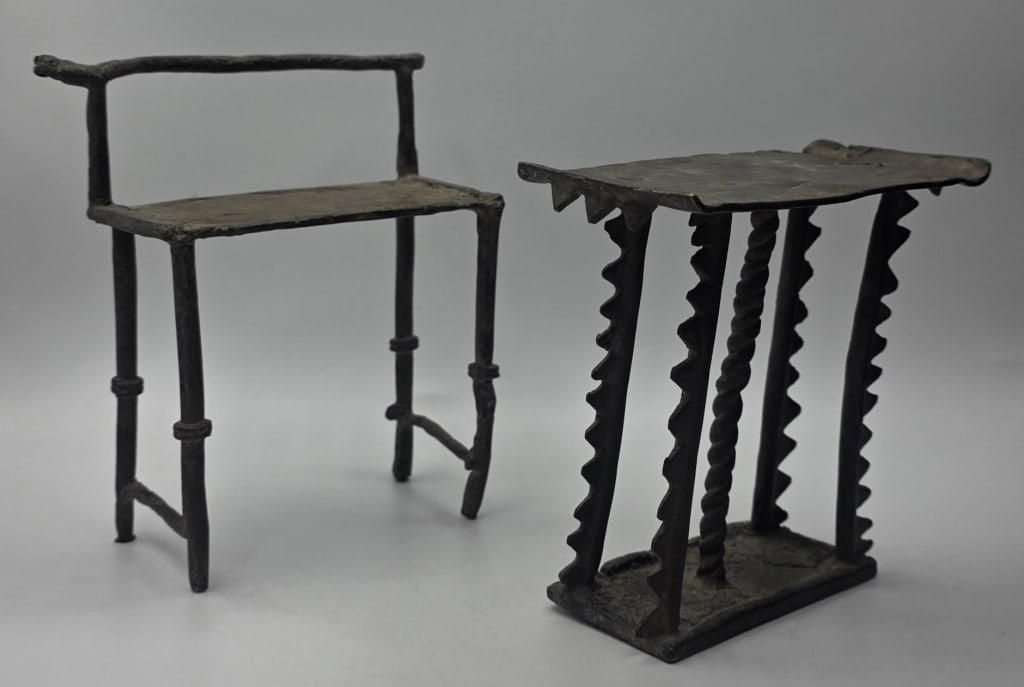 Vintage Ethnographic Folk Art Bronze Sculptures (1 of 6)