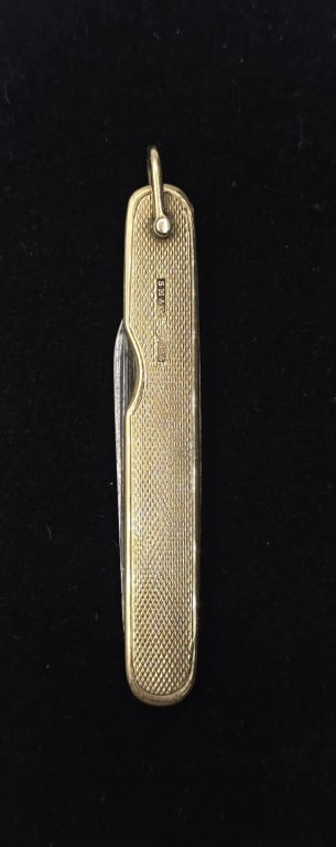 S M & Co. 9kt Gold Pocket Knife - 18g TW (1 of 7)