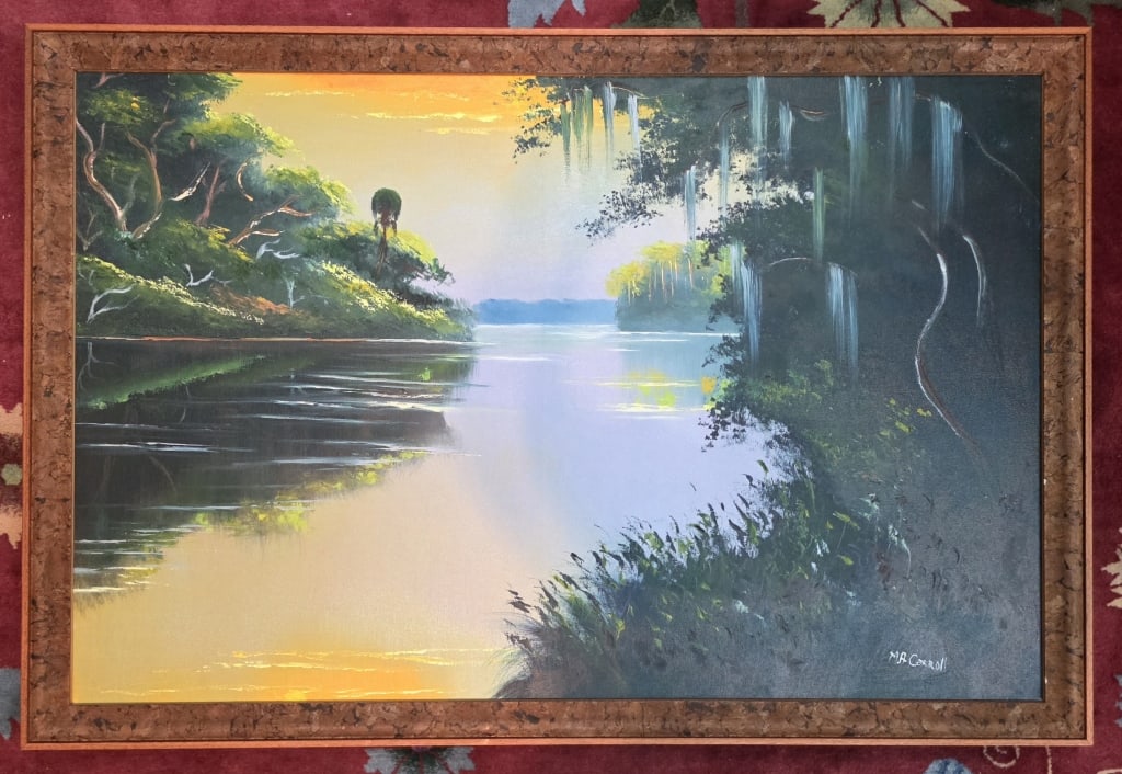 Signed Highwaymen Mary Ann Carroll Painting (1 of 6)