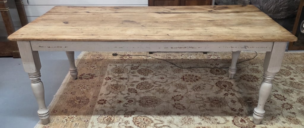 Vintage Rustic Farmhouse Style Dining Table (1 of 7)