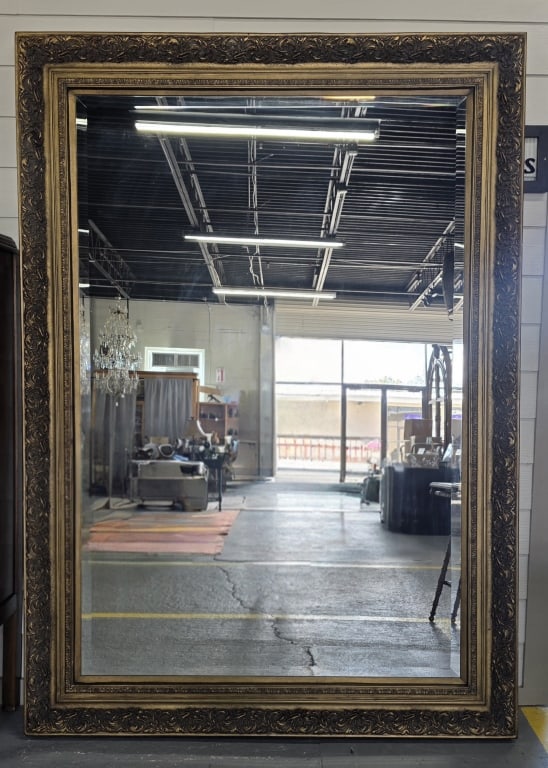 Large Timeless Reflections Gilded Mirror (1 of 7)