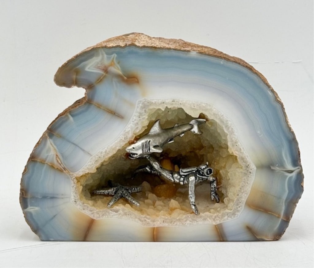 Agate Geode Pirate Treasure Cave (1 of 10)