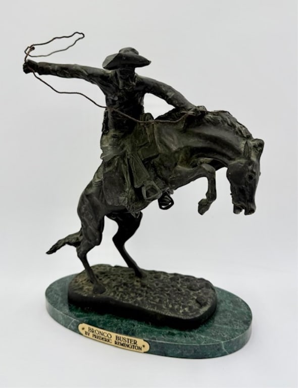 Frederic Remington 'Bronco Buster' Bronze Statue (1 of 15)