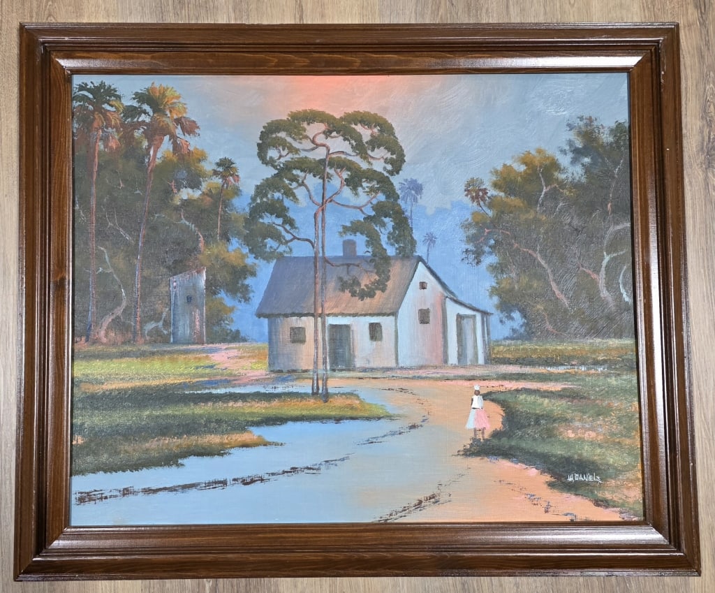 Florida Highwaymen Willie Daniels Signed Painting (1 of 6)
