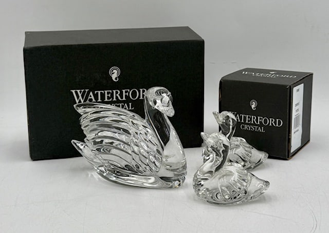 3pc Waterford Crystal Swans (1 of 15)