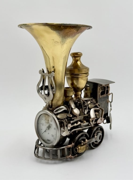 Sonny Dalton Mixed Metal Steampunk Locomotive (1 of 19)