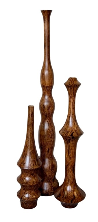 Handcrafted Decorative Wooden Floor Vases (1 of 12)
