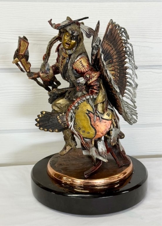 Christopher Pardell L.E. "Drum Song" Bronze Statue (1 of 16)