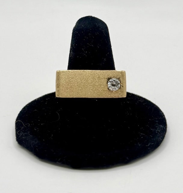 14k Diamond Square Band - 21.38g TW (1 of 7)