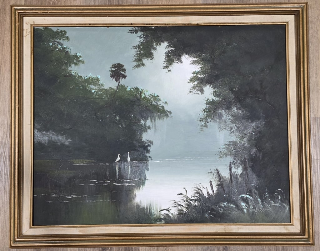 Signed Fl. Highwaymen Harold Newton Painting (1 of 8)