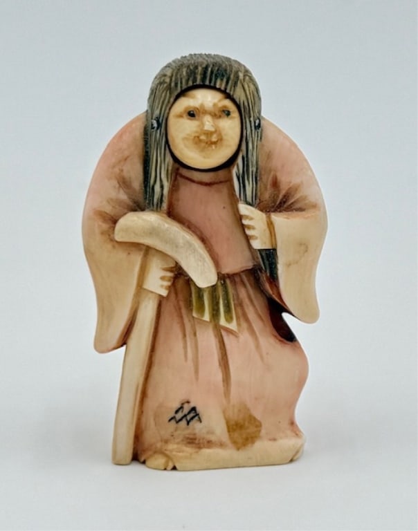 Antique Japanese Carved Karakuri Netsuke (1 of 10)