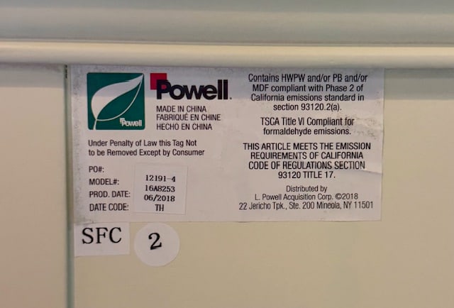 Powell Henley White Console Table - 11