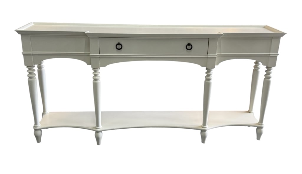 Powell Henley White Console Table - 2