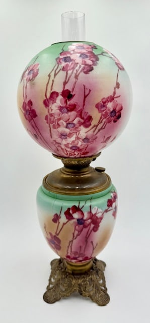 Vintage Hand Painted Gone w. The Wind Lamp (1 of 15)