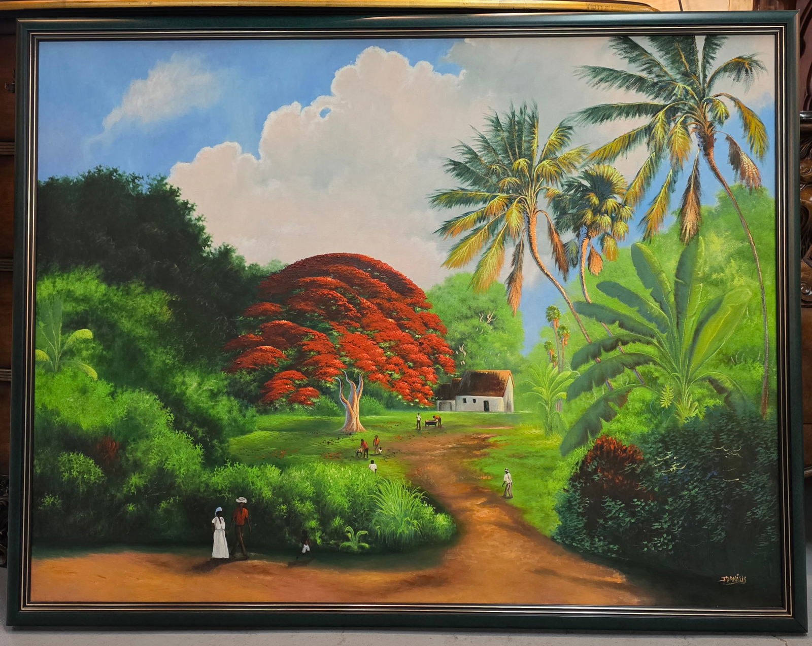 Rare Commissioned Highwaymen J. Daniels Painting (1 of 5)