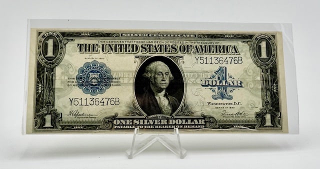 1923 $1 Silver Certificate "Horse Blanket" Note (1 of 5)