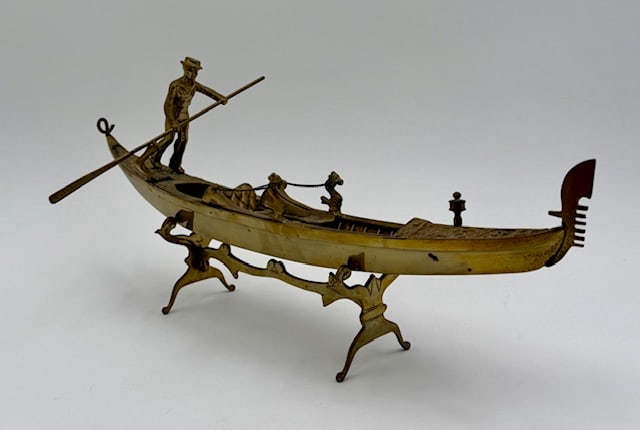 Vintage Brass Venetian Gondola (1 of 15)