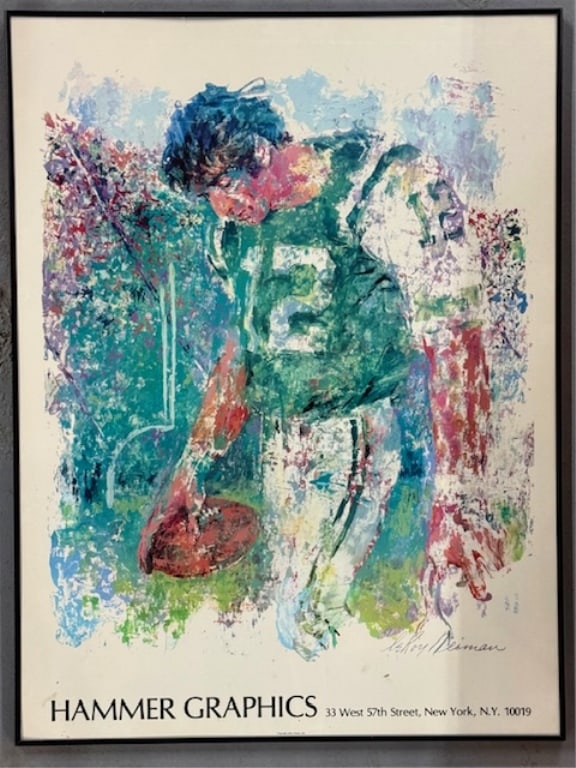 LeRoy Neiman Joe Namath Framed Litho Print (1 of 6)