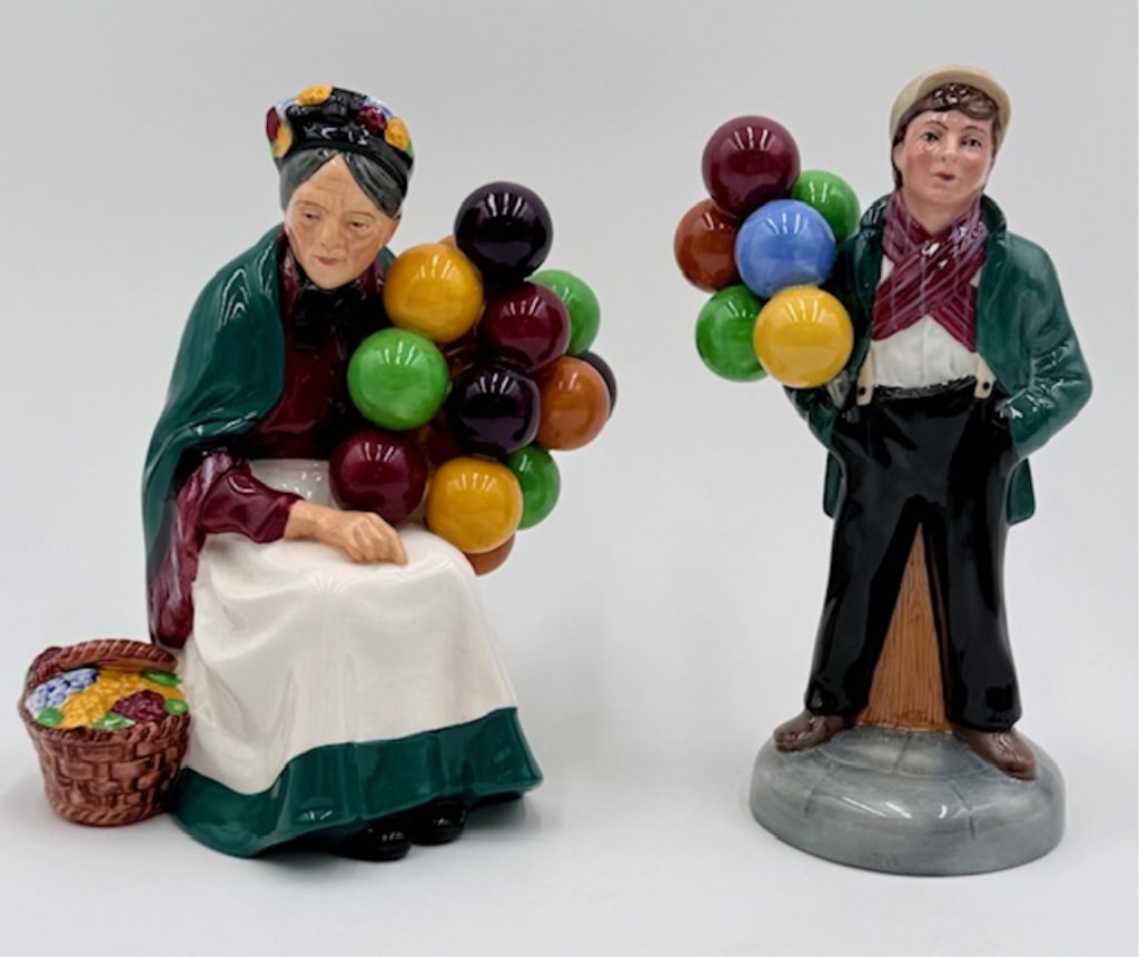 Royal Doulton "Old Balloon Seller"& "Balloon Man" (1 of 13)