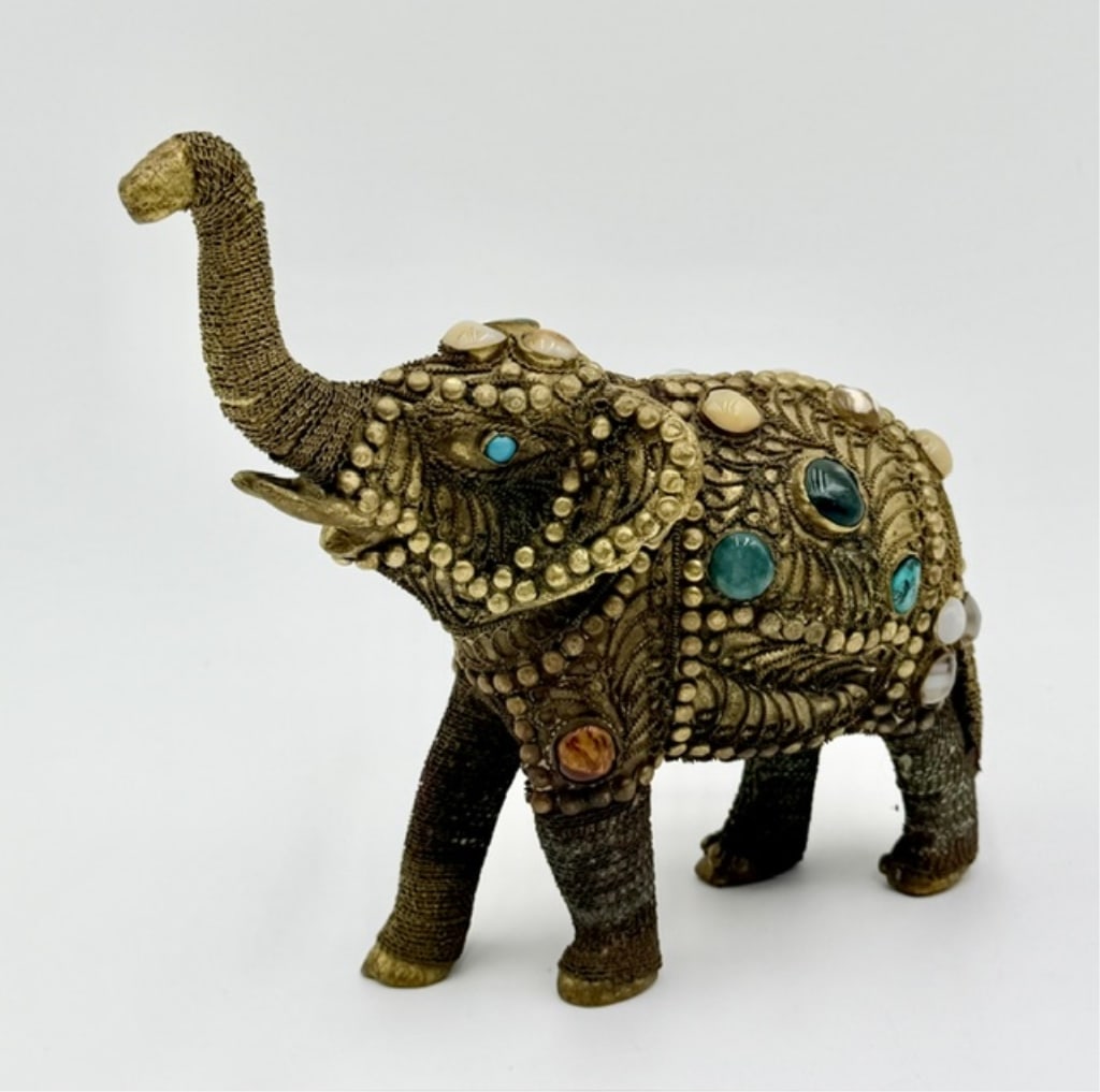 Bejeweled Brass Elephant (1 of 13)