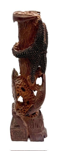 Vintage Guayacan Wood Carved Sea Life Sculpture (1 of 12)