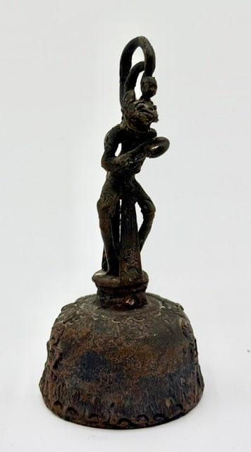 Vintage Hanuman Bronze Ritual Bell (1 of 12)