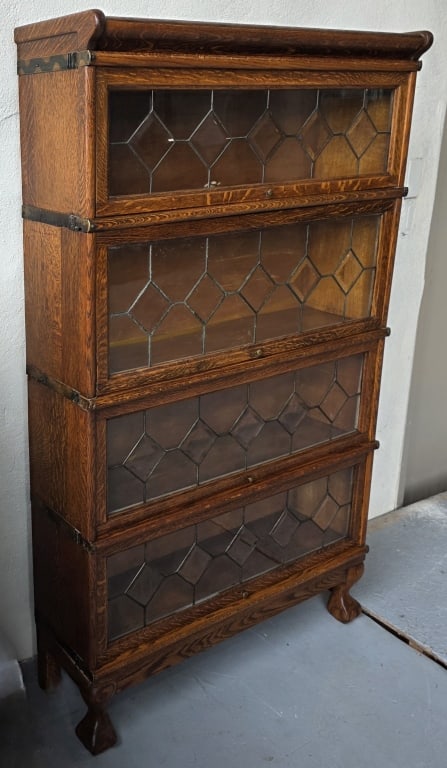 Vintage 4 Stack Barrister Bookcase - 3