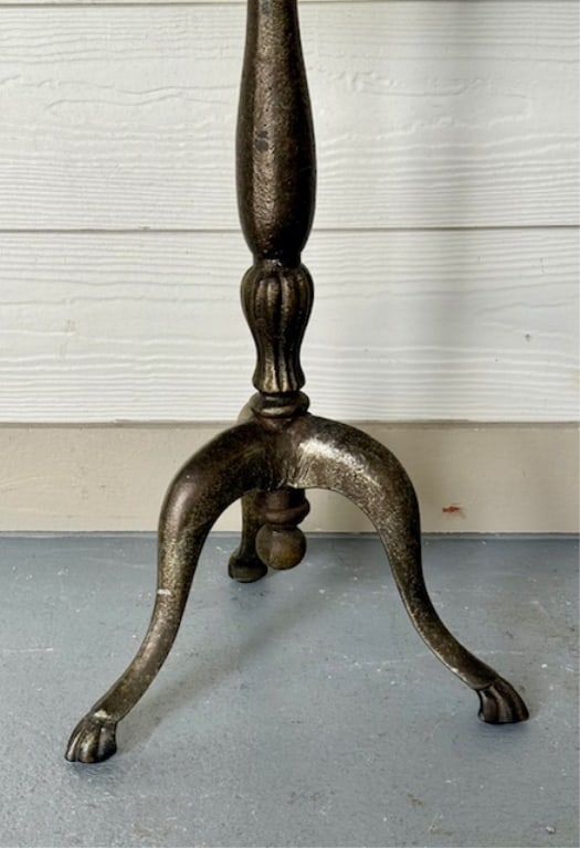 Marble Top Iron Side Table - 4