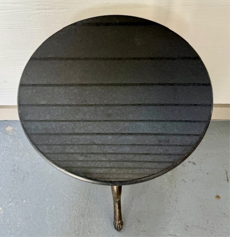 Marble Top Iron Side Table - 5